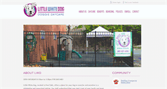 Desktop Screenshot of littlewhitedogdaycare.com